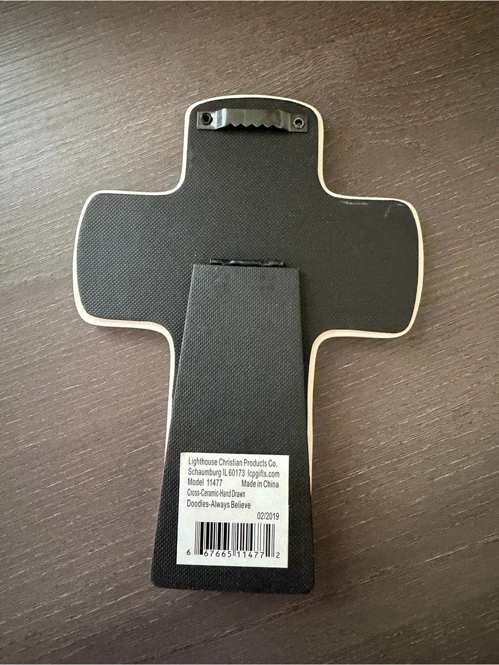 Lighthouse Christian Always Believe Ceramic Cross Romans 8:28